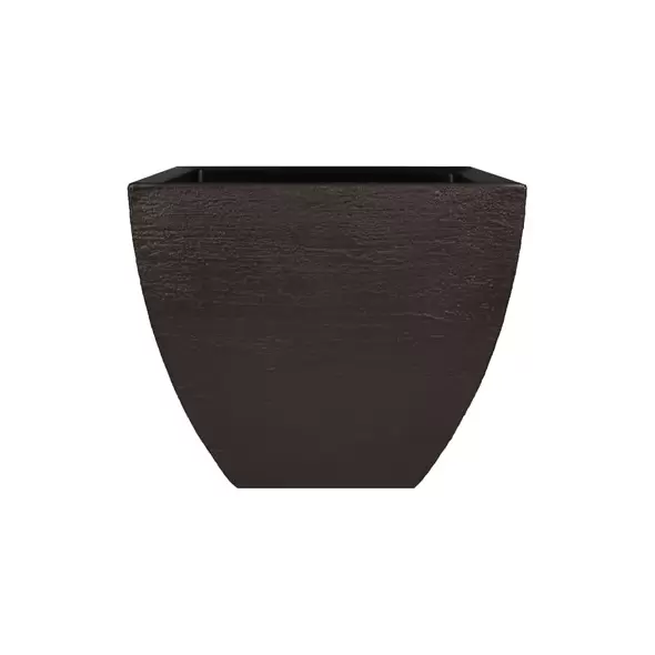 Tusco 20" Modern Square Planter Espresso