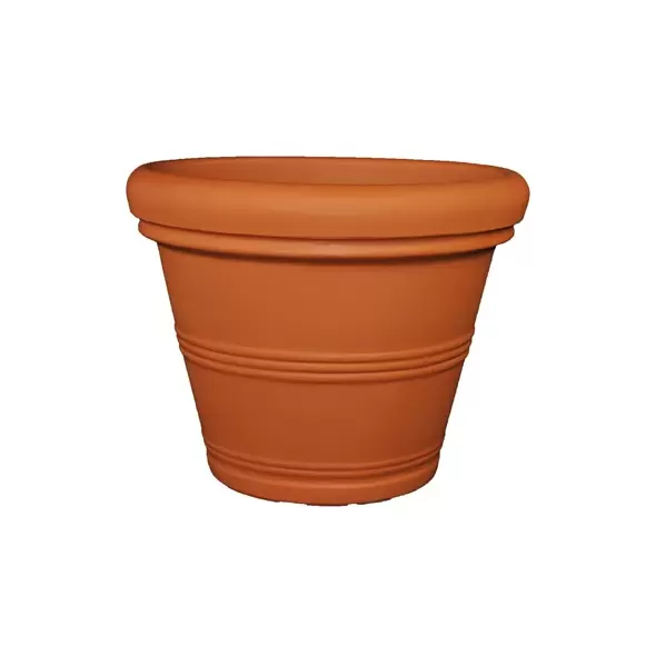 Tusco 36" Rolled Rim Planter Terra Cotta