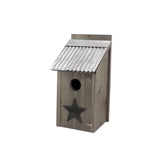 Woodlink Rustic Farmhouse Bluebird House Galvanized Roof
