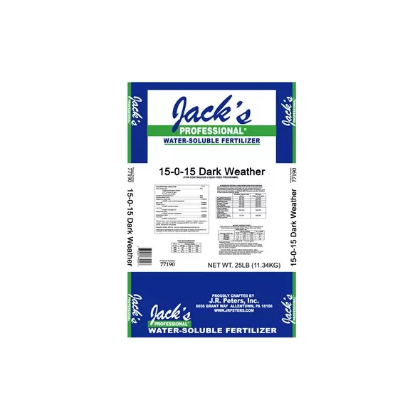 Jacks Prof Dark Weather 15-0-15 25Lb (80/Pl)