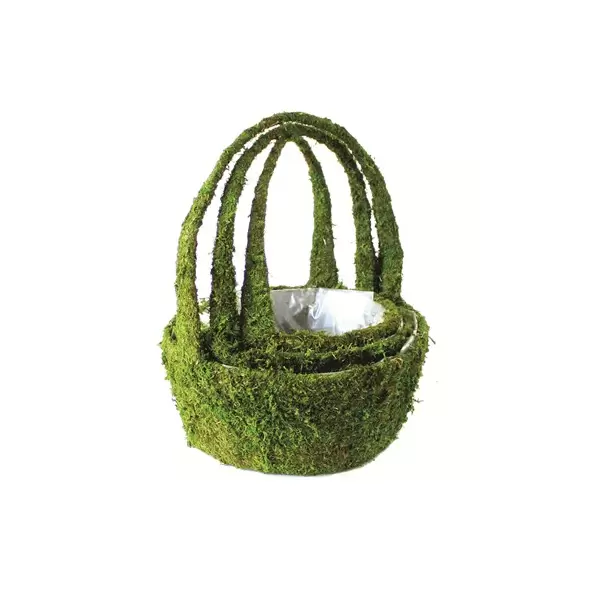 SuperMoss 3PC Set Deco Basket Arroyo