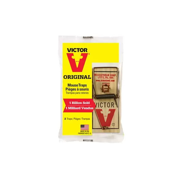 Victor 2pk Metal Pedal Mouse Trap
