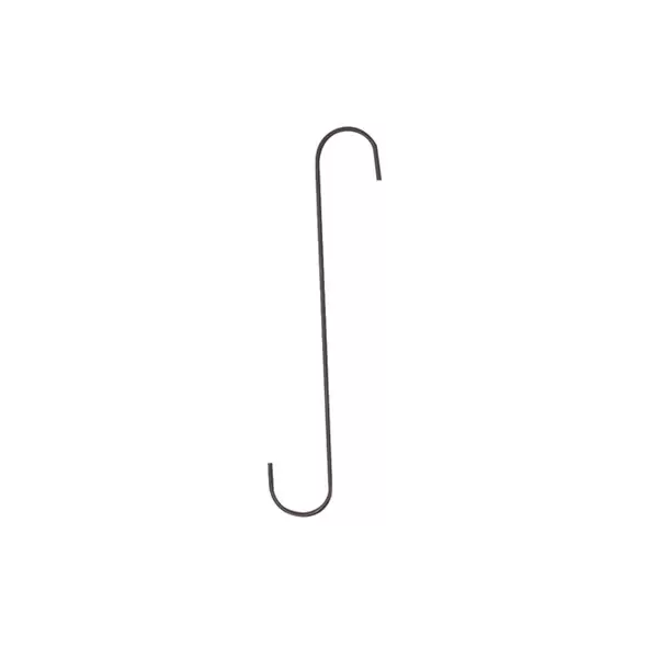 Panacea 8" Black Garden S Hook 2pk