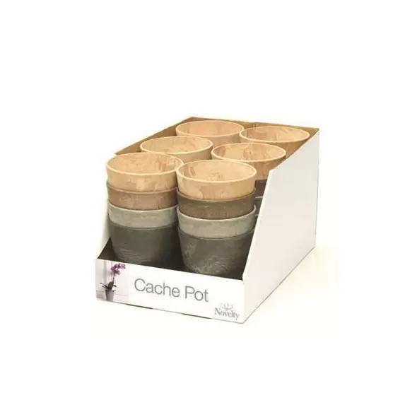 Artstone 24pc 5" Cache Pot Neutral Color Pack
