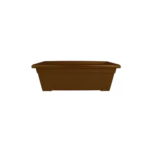 HC 28" Romana Deck Planter Chocolate Akro Mils