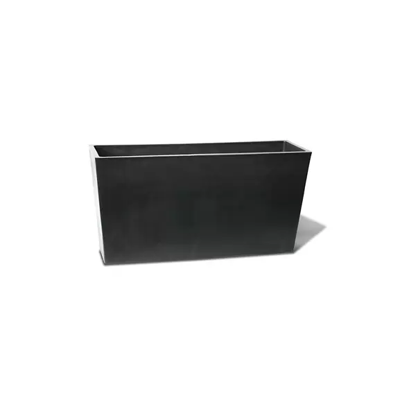 Algreen 31"x10"x16" Tall Patio Planter Black