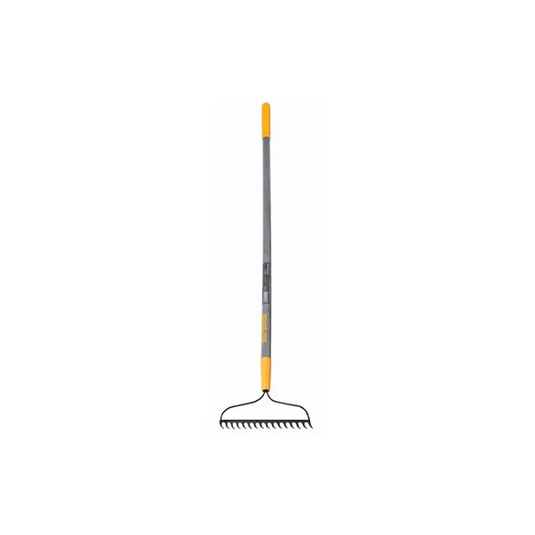 Ames True Temper 16 Tine Weld Bow Rake w/ Wood Handle