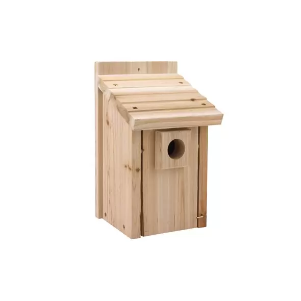Classic Bluebird House Natural Wood w/ Vent