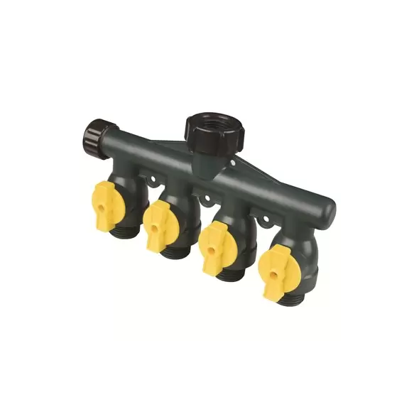 Melnor Poly HI-Flow 4 Way Connector