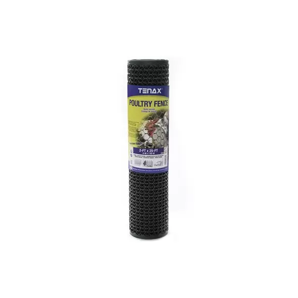 Tenax 2'x25' Poultry Fence Green