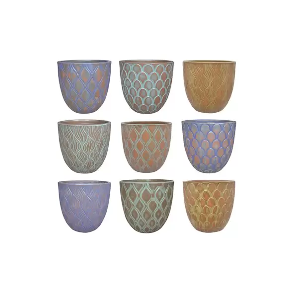 MCarr 81pc Round Planter Pallet Mixed Colors