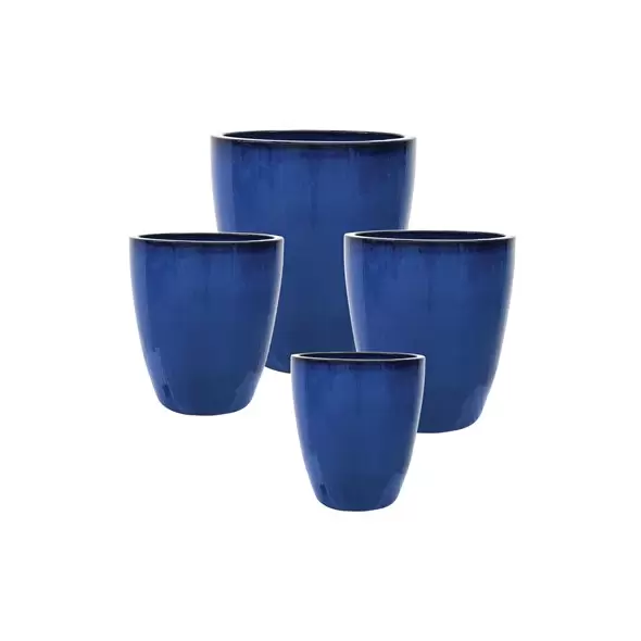 MCarr 16PC Tall Flared Planter Plt Light Blue