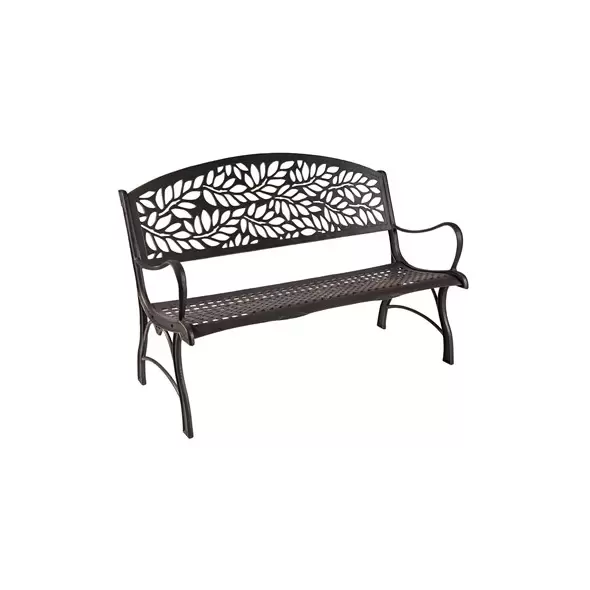 Painted Sky Bench Flora Iron