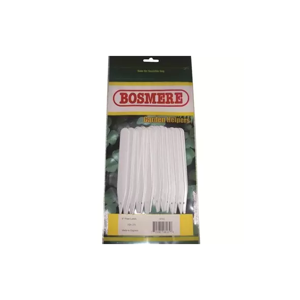 Bosmere 6" Garden Helper Plant Label White 25pk