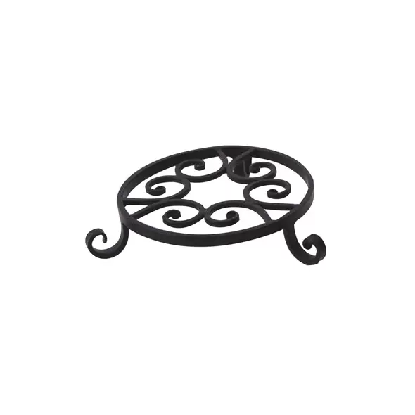 Panacea 8" Old World Forged Black Pot Trivet