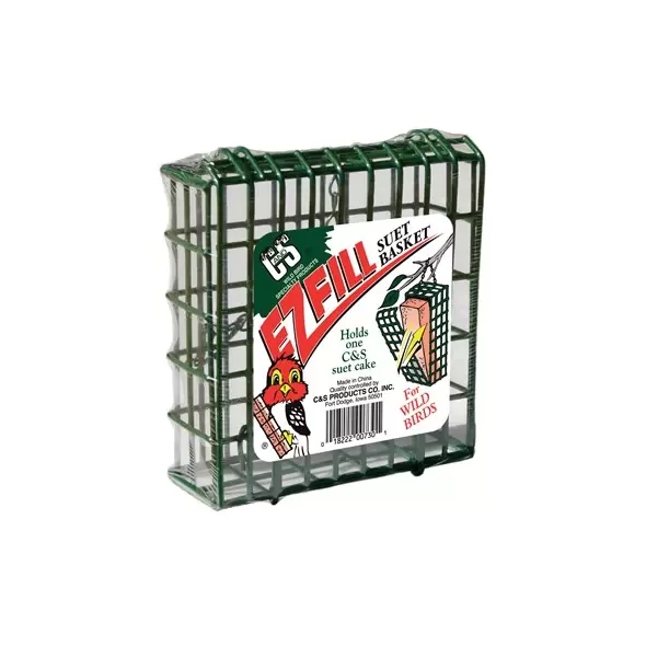 C&S EZ Fill Suet Basket Green