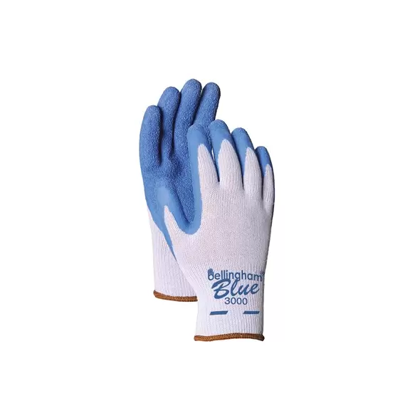 BGC Premium Latex Glove Medium Blue