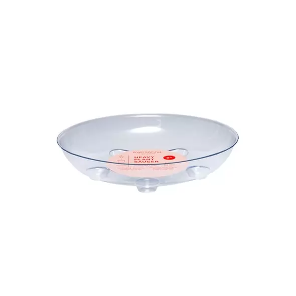 CWP 6" Carpet Saver Heavy Footed Saucer
