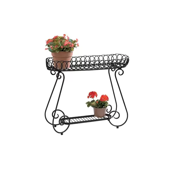 Deer Park Oval Ring Planter Black