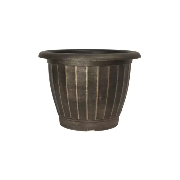 Grower Select 17.00 Castella Planter Brushed Champagne 7gal 29/CS - 17.3in OD x 12.6in H