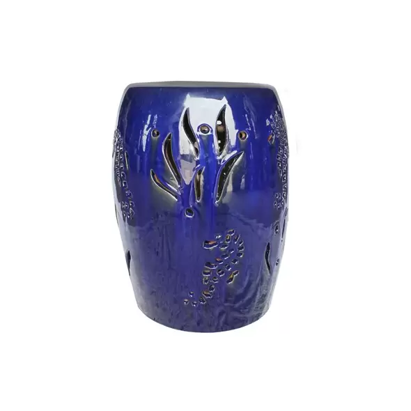 MCarr 19" Seahorse Stool Light Blue