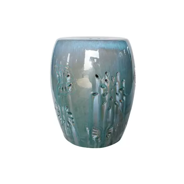 MCarr 19" Butterfly Stool Milky Blue