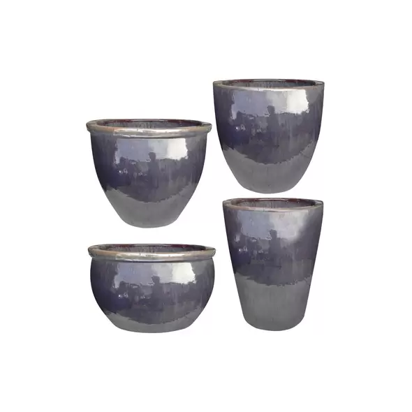MCarr 26pc Mixed Planter Pallet Eggplant