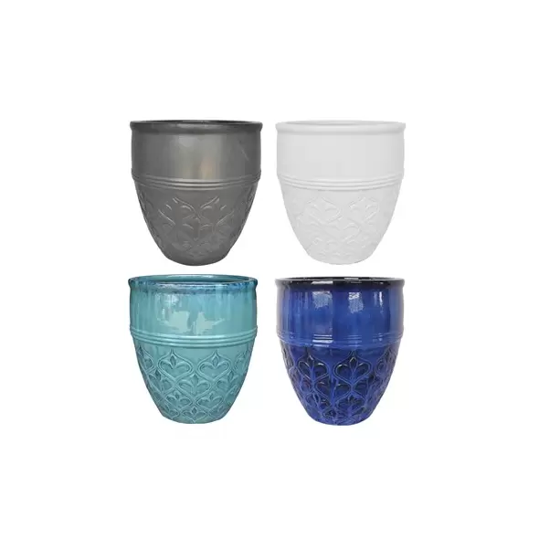 MCarr 24pc Fleur De Lis Planter Pallet Mixed Colors