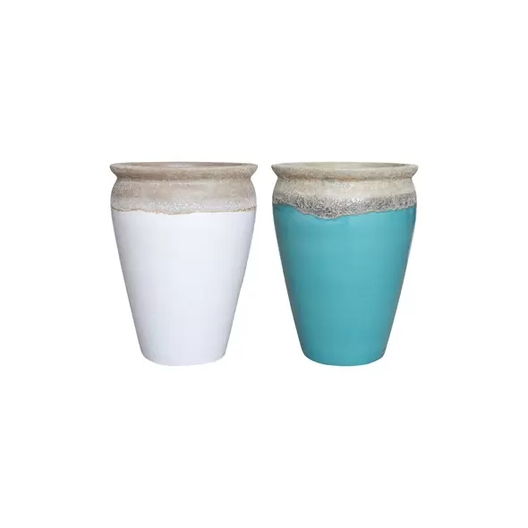 MCarr 12pc Tall Wide Mouth Jar Planter Pallet Mixed Colors