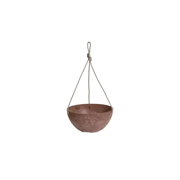 Artstone Napa 10" Hanging Bowl Rust
