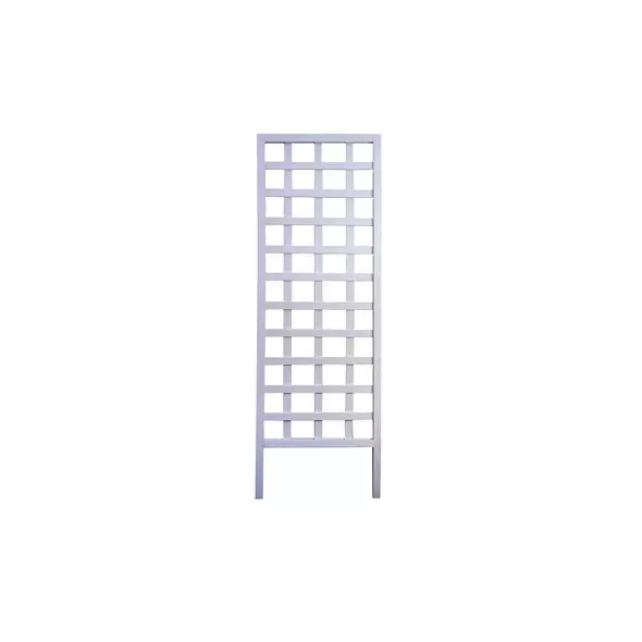 Panacea 72"H x 22"W Wood Square Framed Trellis White