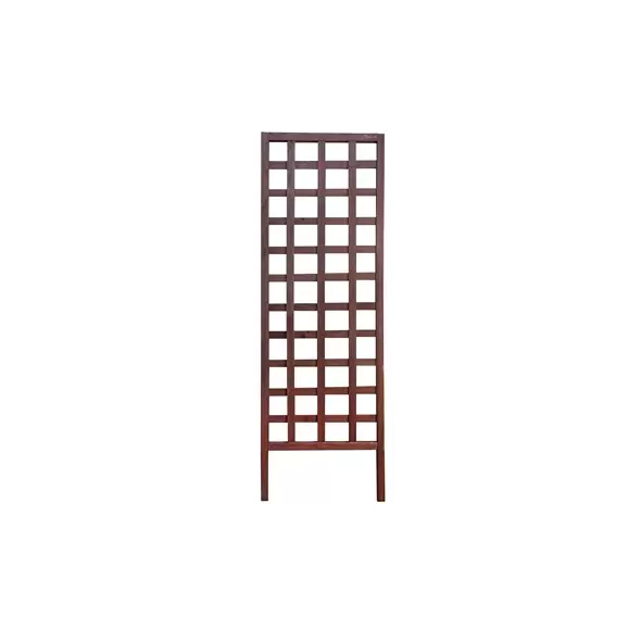 Panacea 72"H x 22"W Square Framed Trellis Brown