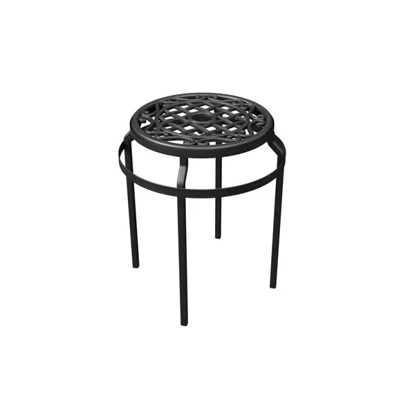 Panacea 16" Aluminum Lattice & Scroll Plant Stand