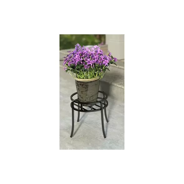 Panacea 10.5" Contemp Plant Stand Black