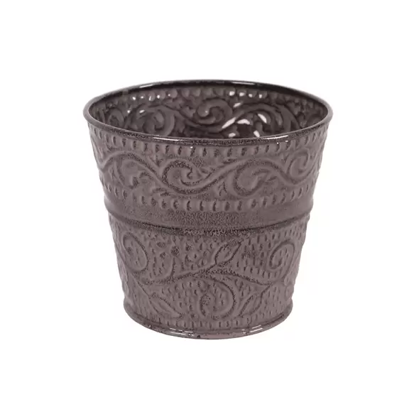 Robert Allen 4" Ensley Planter Pebble