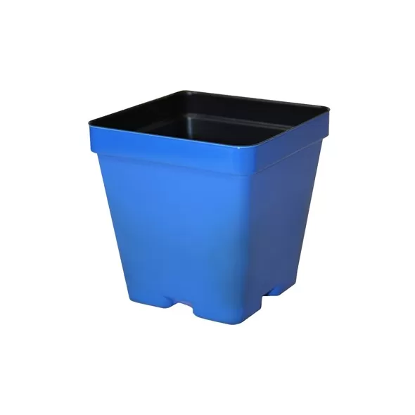 ZZZ T. O. Plastics 03.50 Sq Pot Square Vacuum Deep 350 Blue 450 Per Case Minimum Order Quantity Needed