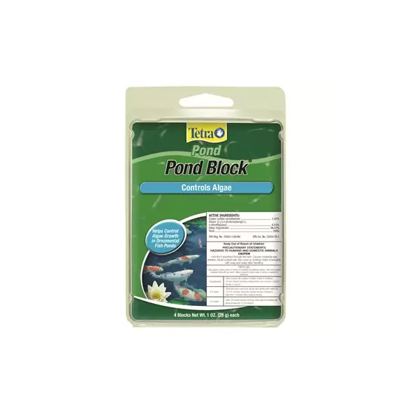 Tetra Pond Anti Algae Blocks 4 Blocks 1 Block Treats 250Gal