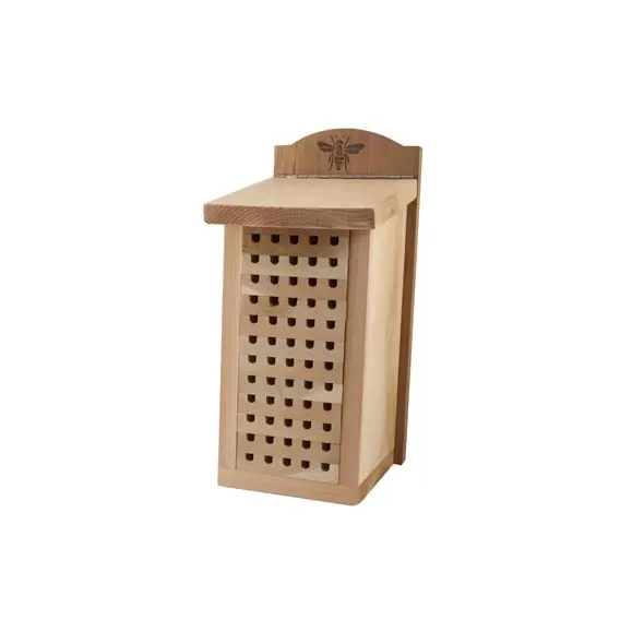 Woodlink Large Cedar Mason Bee House with Removable Tray