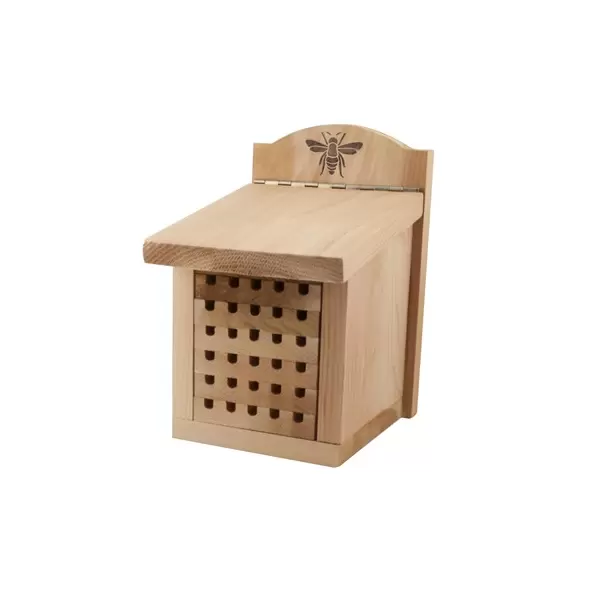 Woodlink Small Cedar Mason Bee House with Removable Tray