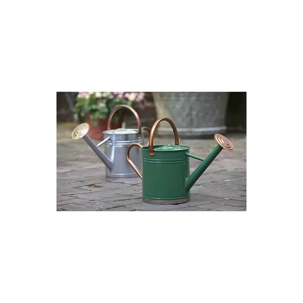 WSP Watering Can 1.9gal Hunter Green & Copper