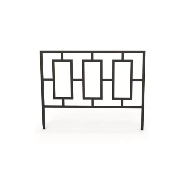 Panacea 14"x18" Contemporary Garden Edge Black