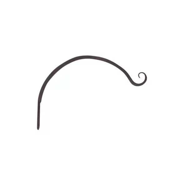 Panacea 7" Forged Hook Curved Black