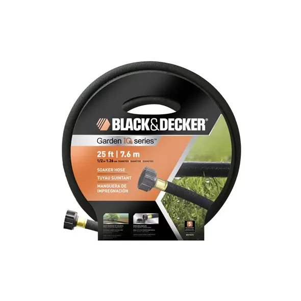 Orbit 50'x1/2" Black + Decker Soaker Hose