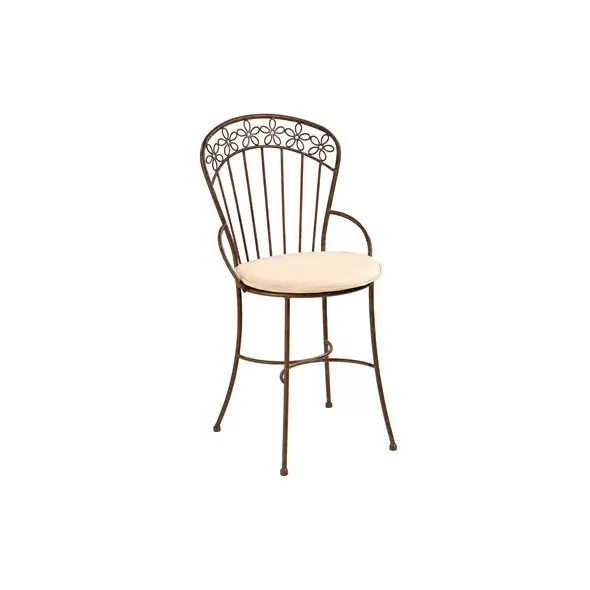 Deer Park Daisy Ribbon Chair With Cushion Black