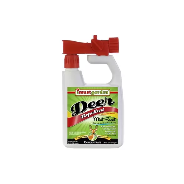 IMG 32oz Deer Repellent All Season Hose End Mint Scent Ready to Spray