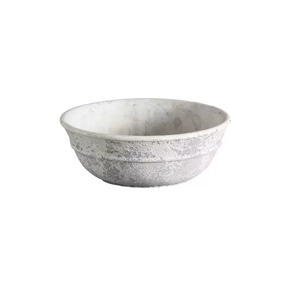 MCarr 10.2" Bowl Pltr Weathered White