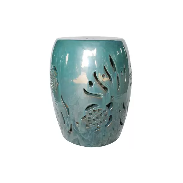 MCarr 19" Sea Turtle Stool Turtle Green