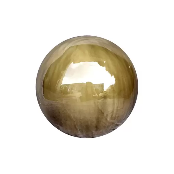 MCarr 10" Sphere Brown Cream