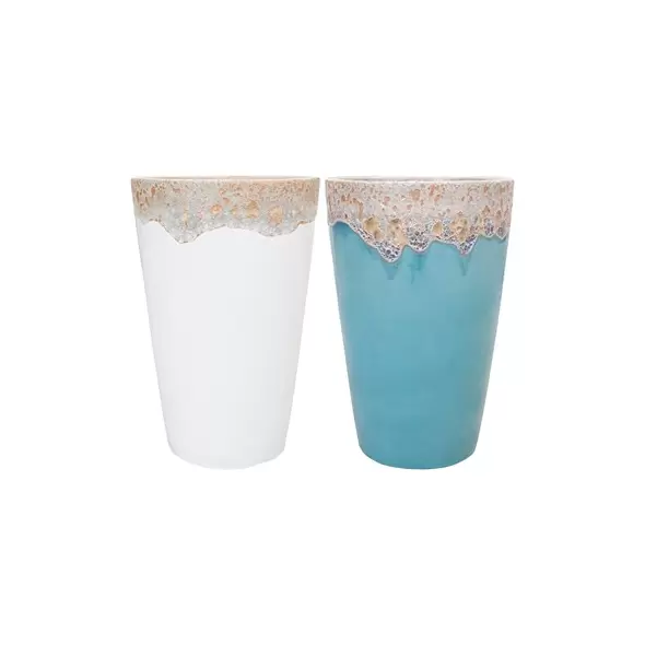 MCarr 12pc Tall Round Planter Pallet Mixed Colors