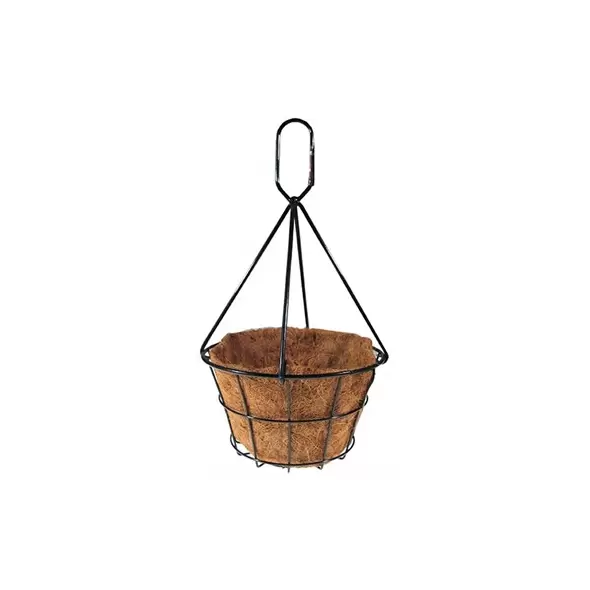 Oregon Wire 14" Premium Grid Hanging Basket Black